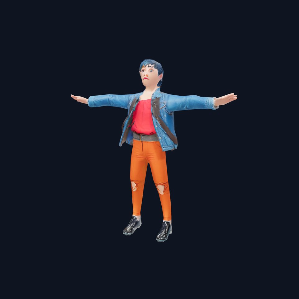 Stylized Youth Character Model Pack for Animation and Games